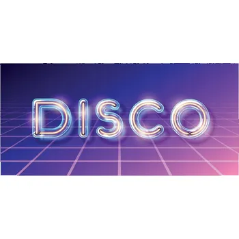 Plakát Plakát Disco Party 70. a 80. léta 70x33 cm