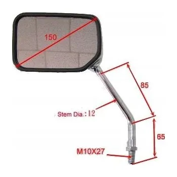 Zrcátko pro motocykl Zrcátko JMP pro Honda CB 600 F Hornet, CBF 500, CBF 500 A ABS, CBF 600 N, C