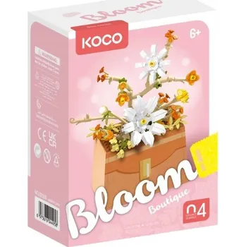 ostatní stavebnice IM.MASTER KOCO stavebnice květiny v kabelce zima 232 dílků 02100