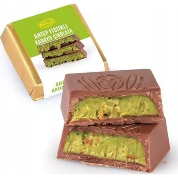 Cukrovinka Bolci Čokoláda Dubajská 16g - Dubajská čokoláda s pistáciemi a kadayif