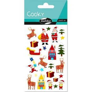 samolepka 3D konvexní vánoční Samolepky