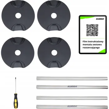 IP kamera Železné nastavitelné činky KUDDA 2x 4 kg