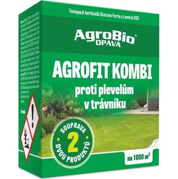 Pesticid Přípravek proti plevelům v trávníku AGROBIO Agrofit Kombi 1000m2