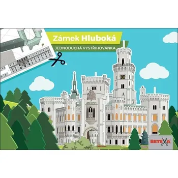 Dětské zboží Zámek Hluboká - Jednoduchá vystřihovánka