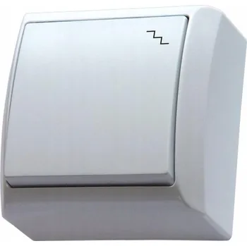 vypínač Schodišťový vypínač Klasik Ospel bílý ŁN-3B/00