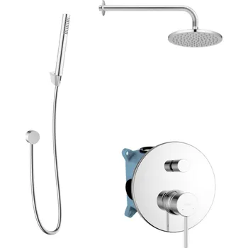 Sprchový set kielle Oudee - Sprchový set s baterií pod omítku, pro 2 spotřebiče, s příslušenstvím EcoSpare a tělesem, chrom 20602SP80
