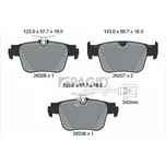 Sada brzdových destiček, kotoučová brzda PAGID T3188N