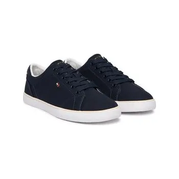 Dámské tenisky Tommy Hilfiger Sneakersy Th Low Profile Vulc Canvas FW0FW09102 Tmavomodrá 39