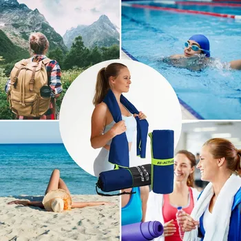 Ručník Rychleschnoucí ručník Be-Active.pl RS05 80 cm x 130 cm