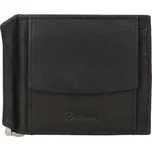 Menší pánská kožená peněženka Delami dolarovka, černá