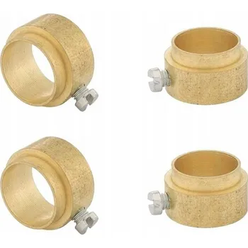 Mosazná aretační objímka pro uchycení stropního krytu, kopule a maskovacího prvku v lustru