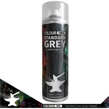 Modelářská barva Colour Forge Spray: Standard Grey (500ml)