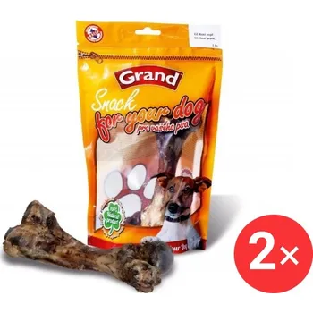 Pamlsek pro psa Grand Vepřová kost sušená 2 × 1 ks, zip