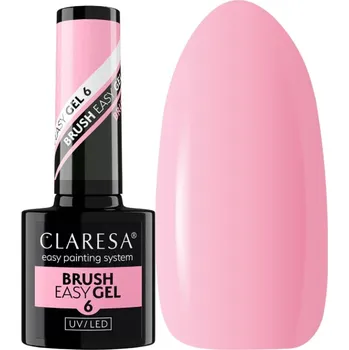 Lak na nehty Claresa Easy Brush Stavební Gel na Nehty v Lahvičce 5 g - 06 Medium Pink
