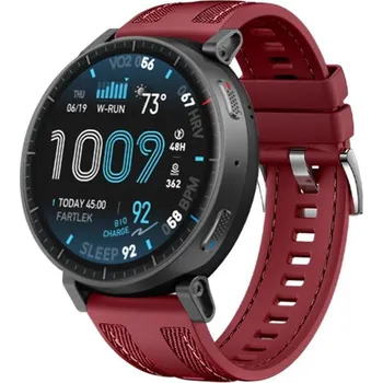 Ostatní příslušenství k chytrým hodinkám VSECHNONAMOBIL 134518 HYBRID Vyměnitelný řemínek pro Amazfit Active Max červený