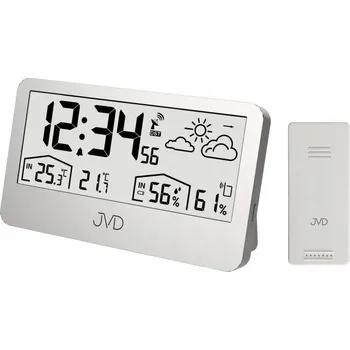 IP kamera Meteorologická stanice s budíkem JVD RB3407.2, stereo rádio, DCF, vnitřní a venkovní teplota