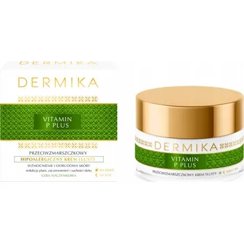 Pleťový krém Výživný krém na obličej Dermika Vitamin Plus 0 SPF pro den i noc 50 ml