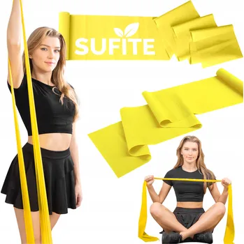 SUFITE odporová guma, latexová posilovací guma pro posilování svalů 1-2kg