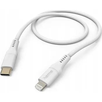 Datový kabel Kabel Hama USB typ C - Apple Lightning 1,5 m bílý
