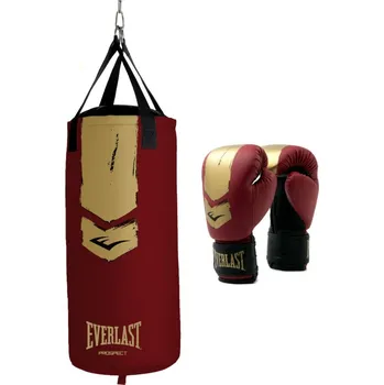 Box Boxerský set EVERLAST PROSPECT 2 76 x 28 cm / 16 kg červeno-zlatý