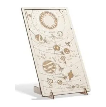 Dřevěná hračka Puzzle drewniane - Ale Kosmos! Układ Słoneczny