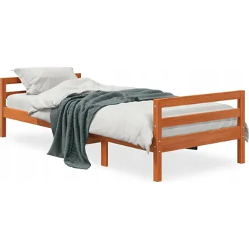 Postel Jednolůžková dřevěná postel VidaXL 60x120 cm, vícebarevná