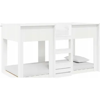 Postel Patrová postel pro děti Bílá 100 x 200 cm