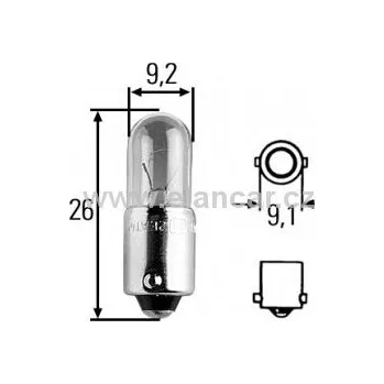 Povinná bezpečnostní výbava Autožárovka T3W 12V BA9s