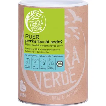Tierra Verde Puer perkarbonát sodný bělicí prášek a odstraňovač skvrn na bázi kyslíku, dóza 1 kg