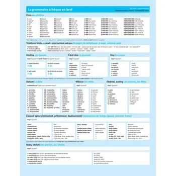 Český jazyk Česká gramatika v kostce - francouzská verze