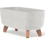 PROSPERPLAST Truhlík - GRACIA CASE Eco Wood Rozměr: 39x19,5 cm, Barva: bílá