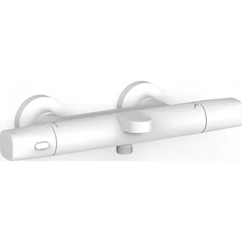 Vodovodní baterie Nástěnná vanová baterie Tres Over-Wall bílá