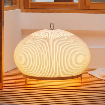 Lampička Vibia LED stojací lampa KNIT, 51 x 65 cm, béžové, textilní béžová 6 x 5,9 W LED - Doprava zdarma