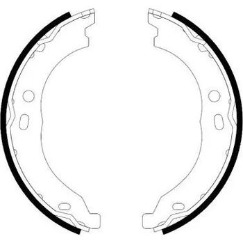Brzdová čelist Sada brzdových čelistí, parkovací brzda HELLA PAGID H9925N