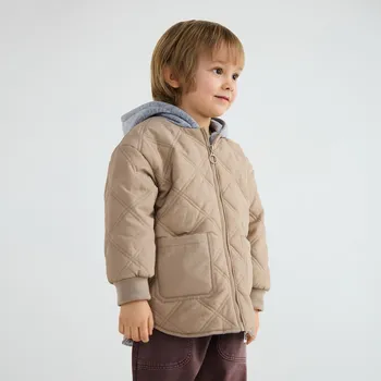 Reserved - Bunda s kapucí - béžová - 780HF-80X - 780HF-80X-86