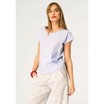 Dámské oblečení Key dámské pyžamo bavlna fialové velikost XL