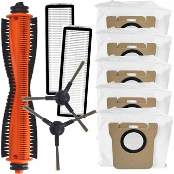 Sada příslušenství pro robotický vysavač Kartáč s noži pro vysavač XIAOMI Robot Vacuum X20 Plus sada HEPA filtrů, kartáčků a sáčky 10ks