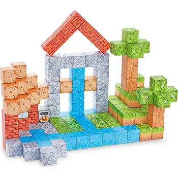 ostatní stavebnice Sada magnetických Stavebnice , 119 vzdělávacích prvků pro děti