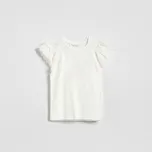 Reserved - GIRLS` BLOUSE - krémová - 055HU-01X - 055HU-01X-128