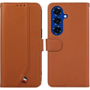 Pouzdro na mobilní telefon ABEEL 133938 ABEEL DELICATE Peněženkový obal Samsung Galaxy S26 5G hnědý