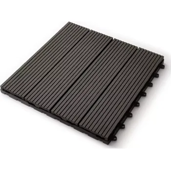 GUTTA Terasová dlažba WPC Guttadeck dark grey