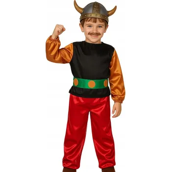 Karnevalový kostým Kostým Asterix Asterixa Asterix Asterx Gal z Pohádky Silák 125-135 cm.