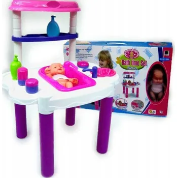 Panenka Sada do koupele s panenkou bobem 22 cm, vanička
