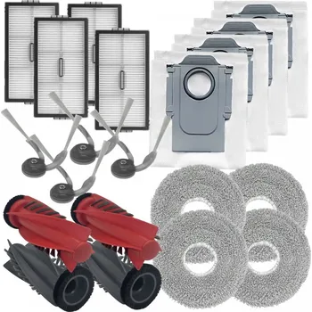 Sada příslušenství pro robotický vysavač Kartáče a HEPA filtry pro vysavač XIAOMI Roborock S9 MaxV Slim sada mopů a sáčky 20ks