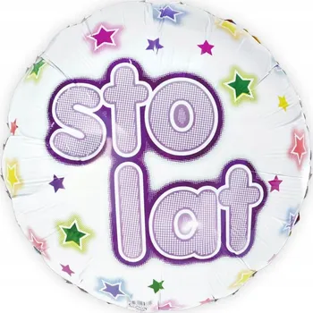 Balónek Fóliový balónek k narozeninám kulatý 46 cm, 1 Ks