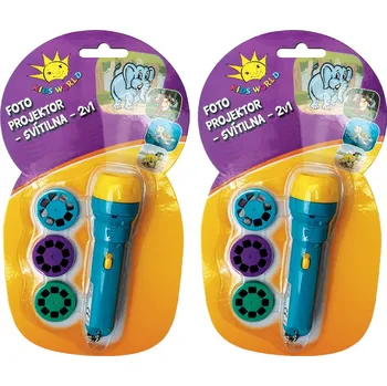 Dětské zboží Kids World Fotoprojektor + svítilna Zvířátka sada 2ks