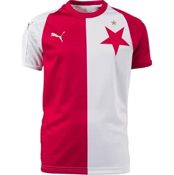 Sport Dětský fotbalový dres Puma SK SLAVIA REPLIC KIDS 140 Červená, Bílá