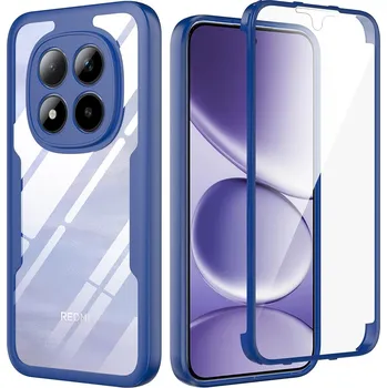 Pouzdro na mobilní telefon Techsuit - ColorVerse 360 Series + Ochrana displeje - Xiaomi Redmi Note 15 Pro+ 5G / Poco M8 Pro 5G - Modrá