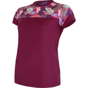 cyklistický dres Dámský dres volný kr.rukáv SENSOR HELIUM lilla/feather M