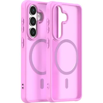 Pouzdro na mobilní telefon Techsuit - HaloFrost II MagSafe - Samsung Galaxy S26 - Růžová